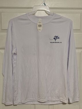Vilano Beach Long Sleeve Performance Shirt - White